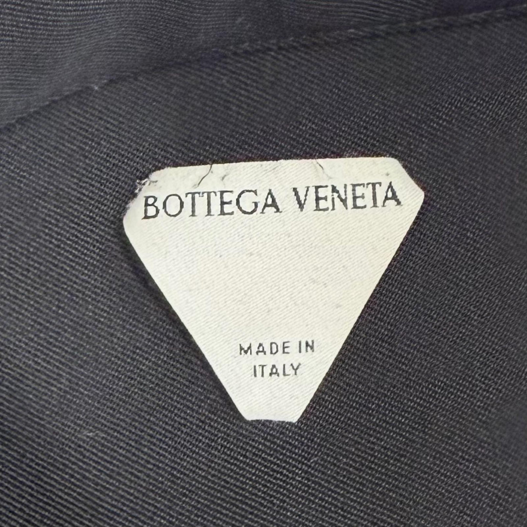 Great BOTTEGAVENETA Long sleeve shirt Wool twill shirt black wool mens 44 798323