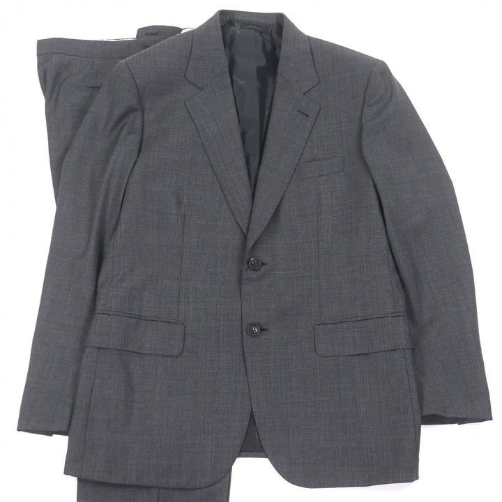 Excellent Brioni suit SIGNATURE Super150s Single gray wool mens 50