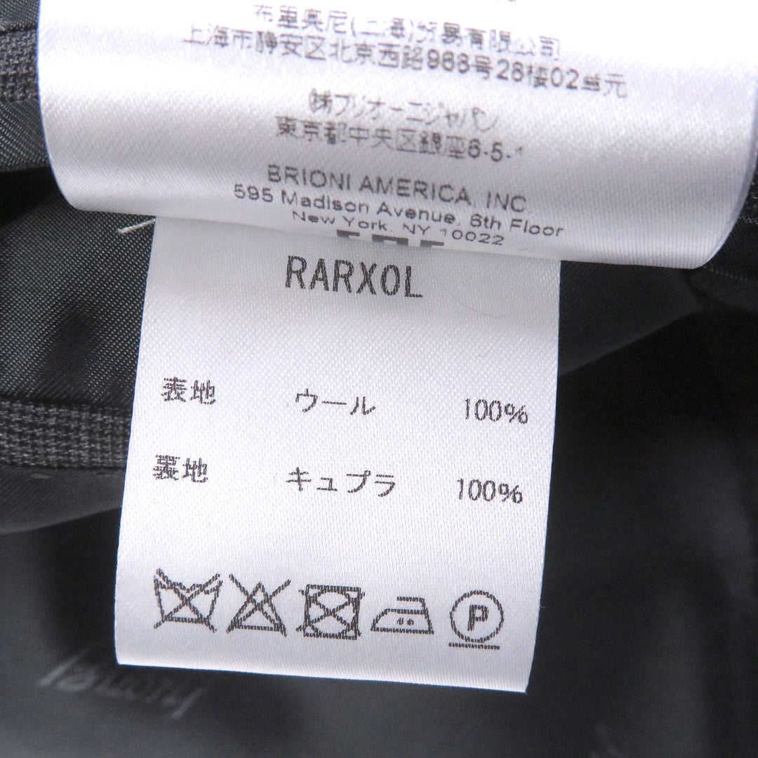 Excellent Brioni suit SIGNATURE Super150s Single gray wool mens 50