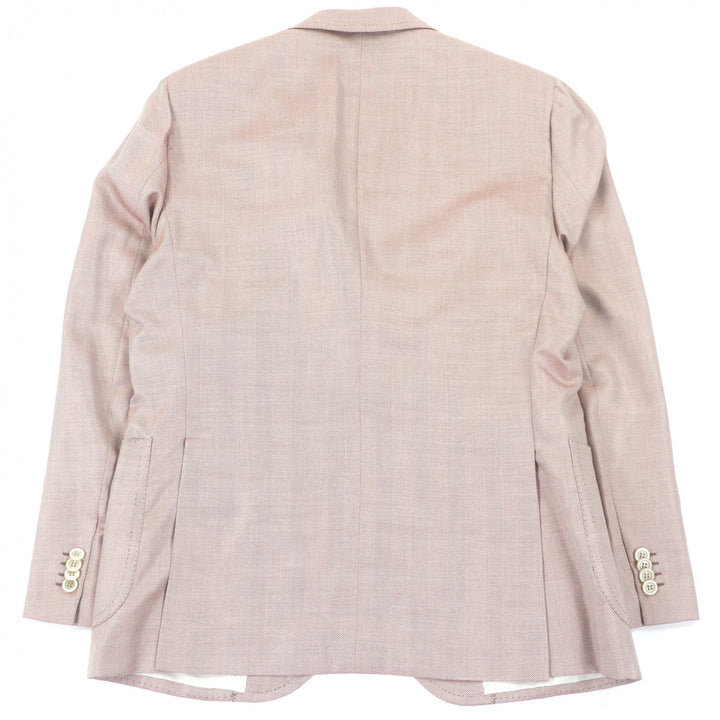 Excellent Brioni tailored jacket Single Blazer pink cashmere mens 50