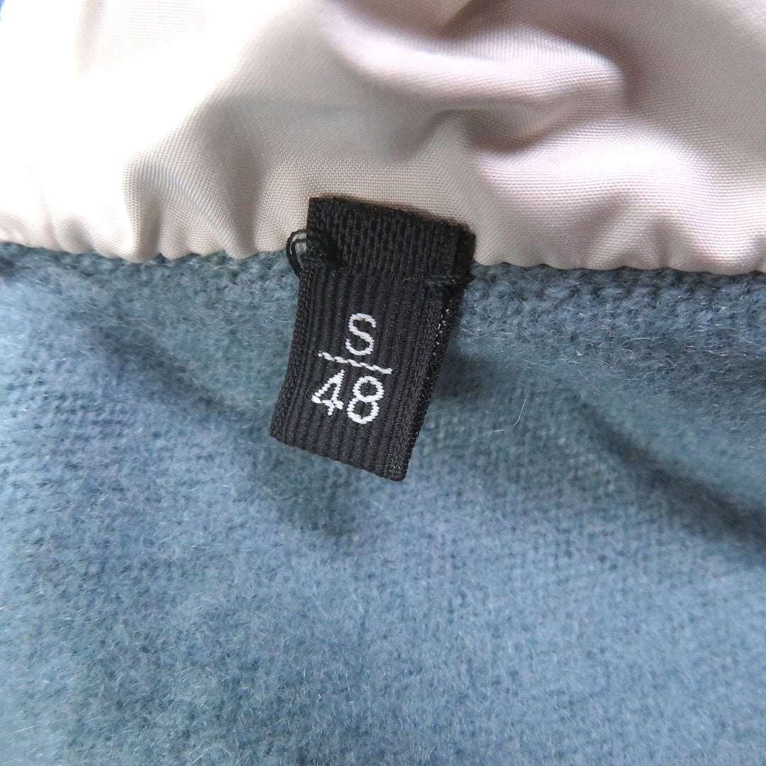 Pristine Zegna Blouson Zip up Light blue cashmere mens 48