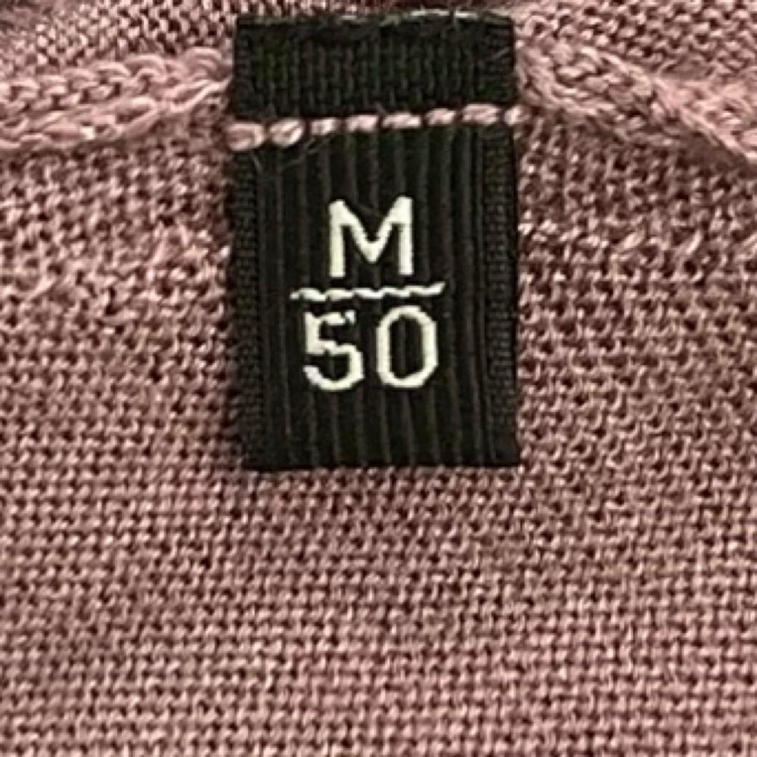 Excellent Ermenegildo Zegna knit High-gauge turtleneck shirt cashmere 50