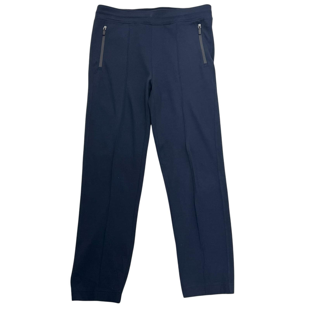 Excellent Ermenegildo Zegna Pants High performance leather accents, pleated Navy