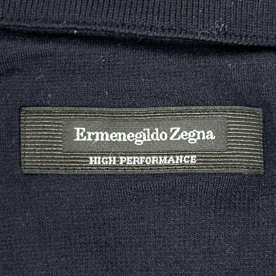 Excellent Ermenegildo Zegna Pants High performance leather accents, pleated Navy