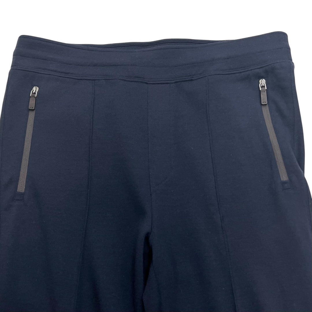 Excellent Ermenegildo Zegna Pants High performance leather accents, pleated Navy