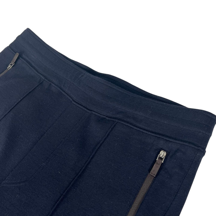 Excellent Ermenegildo Zegna Pants High performance leather accents, pleated Navy