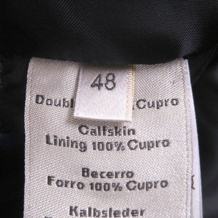 Great HERMES leather jacket COMMANDE PARTICULIERE Custom-made H logo zip