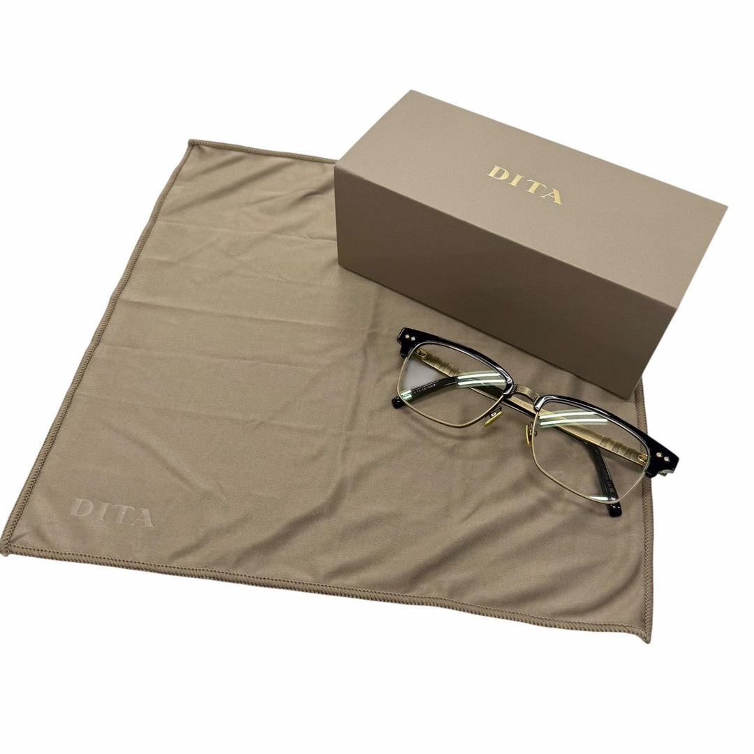 Great DITA Glasses STATESMAN THREE Thurmont Blow Dark navy ー mens DRX-2064