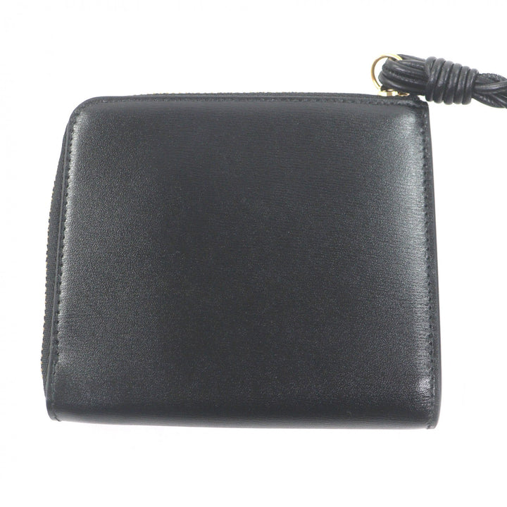 Pristine JIL SANDER Card Case CREDIT CARD PURSE TANGLE Compact wallet black