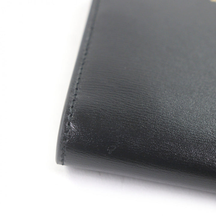 Pristine JIL SANDER Card Case CREDIT CARD PURSE TANGLE Compact wallet black