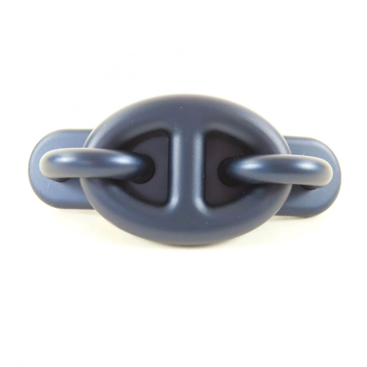 Pristine HERMES Valletta Tori Mayon PM ChÃ©ne Dunkel Navy aluminum Women