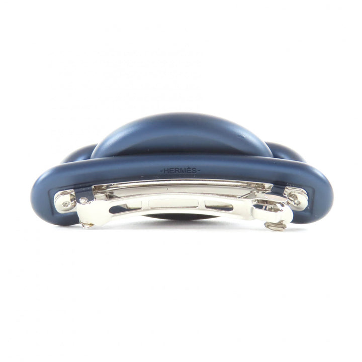 Pristine HERMES Valletta Tori Mayon PM ChÃ©ne Dunkel Navy aluminum Women