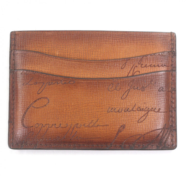 Excellent Berluti Card Case Bamboo Gradient Calligraphy Venezia Palmerato