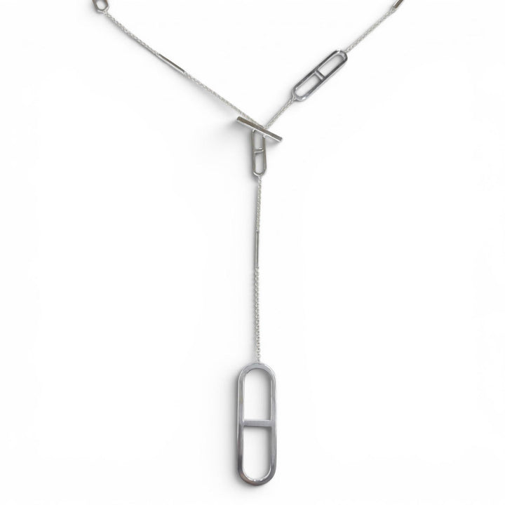 Great HERMES Necklace Ever Shane Dunkle Silver 925 Women