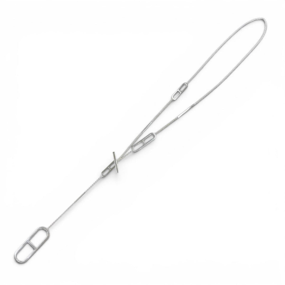 Great HERMES Necklace Ever Shane Dunkle Silver 925 Women