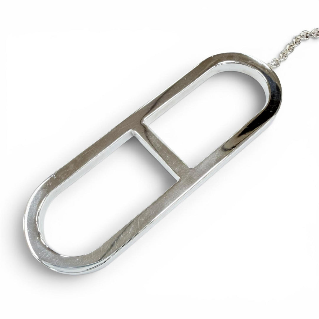 Great HERMES Necklace Ever Shane Dunkle Silver 925 Women