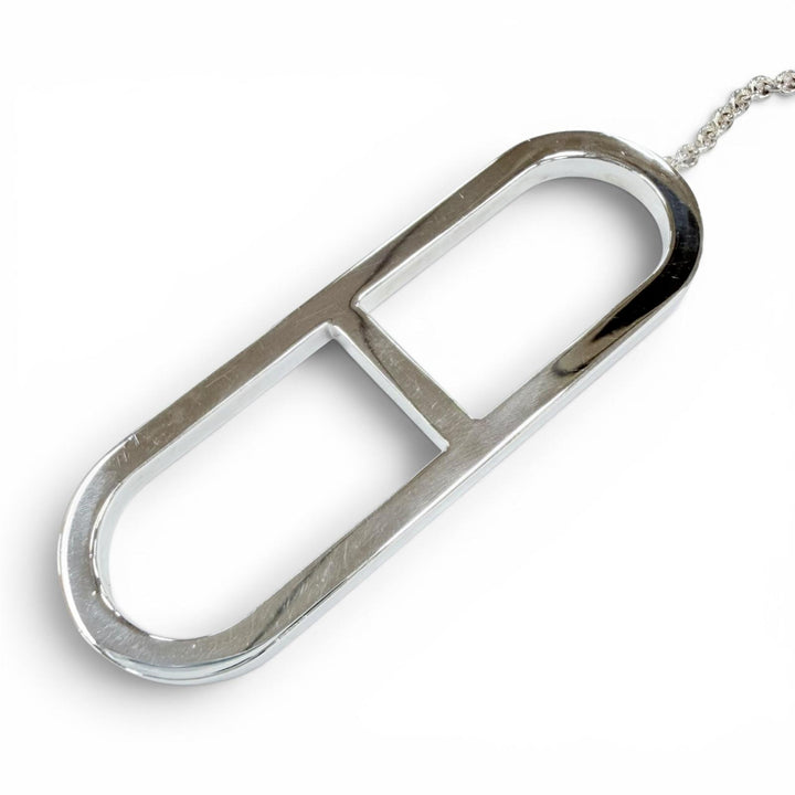 Great HERMES Necklace Ever Shane Dunkle Silver 925 Women