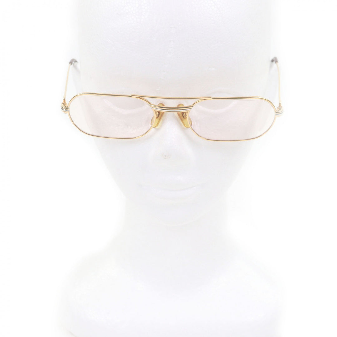 Very Good Cartier Glasses Trinity Two Bridges gold mens