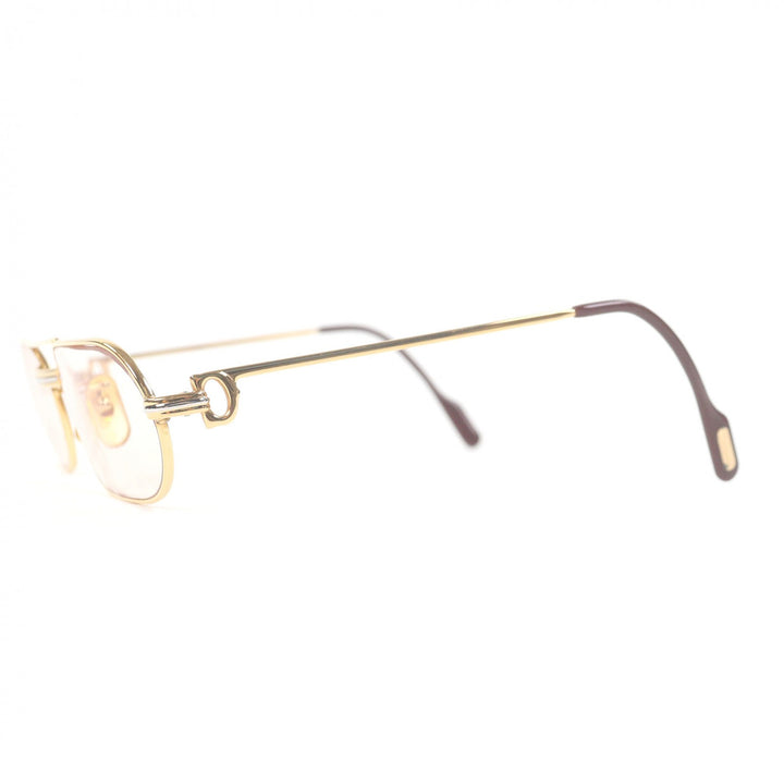 Very Good Cartier Glasses Trinity Two Bridges gold mens