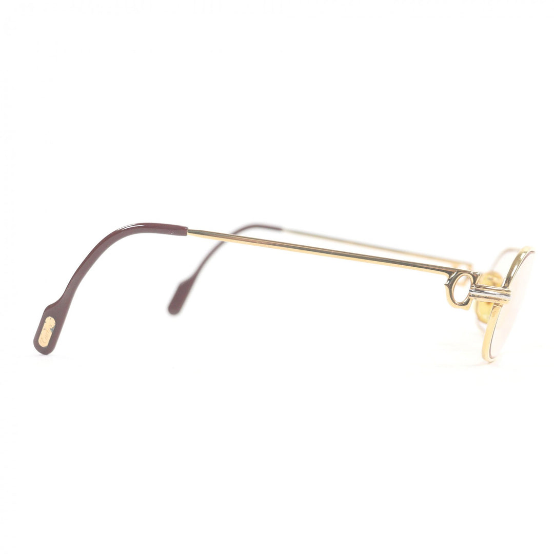 Very Good Cartier Glasses Trinity Two Bridges gold mens