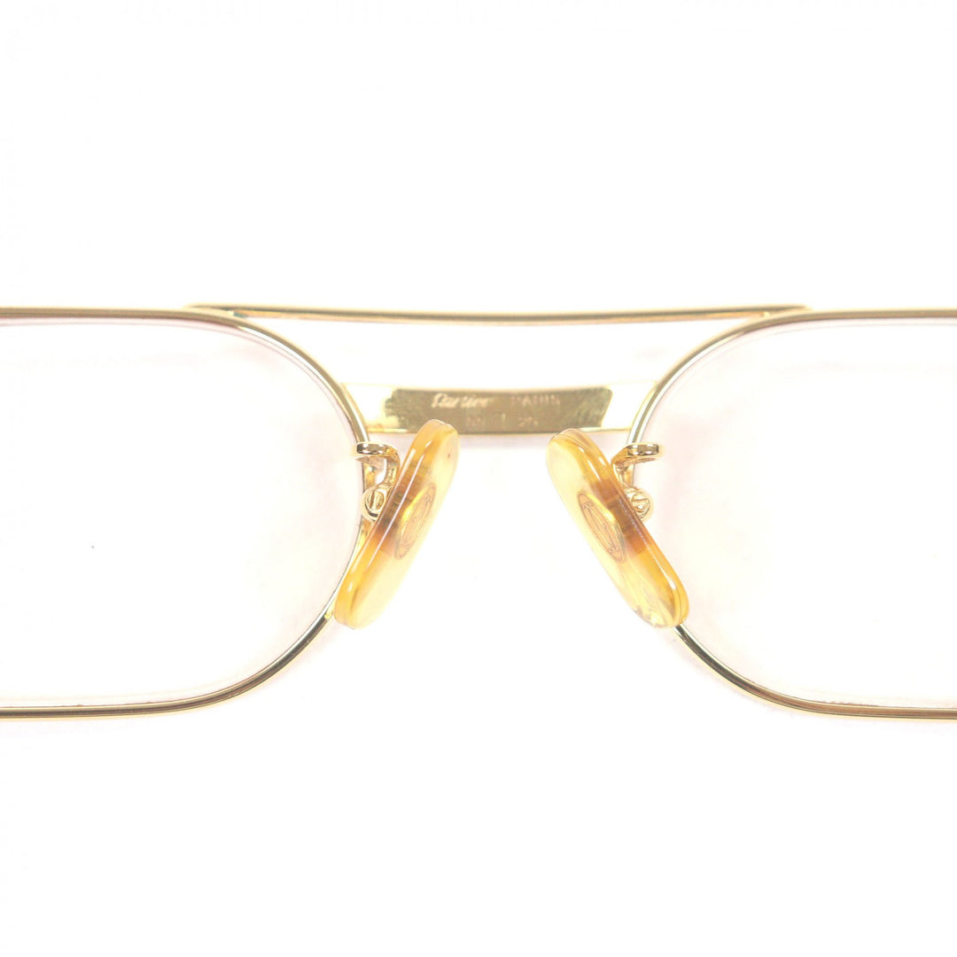 Very Good Cartier Glasses Trinity Two Bridges gold mens