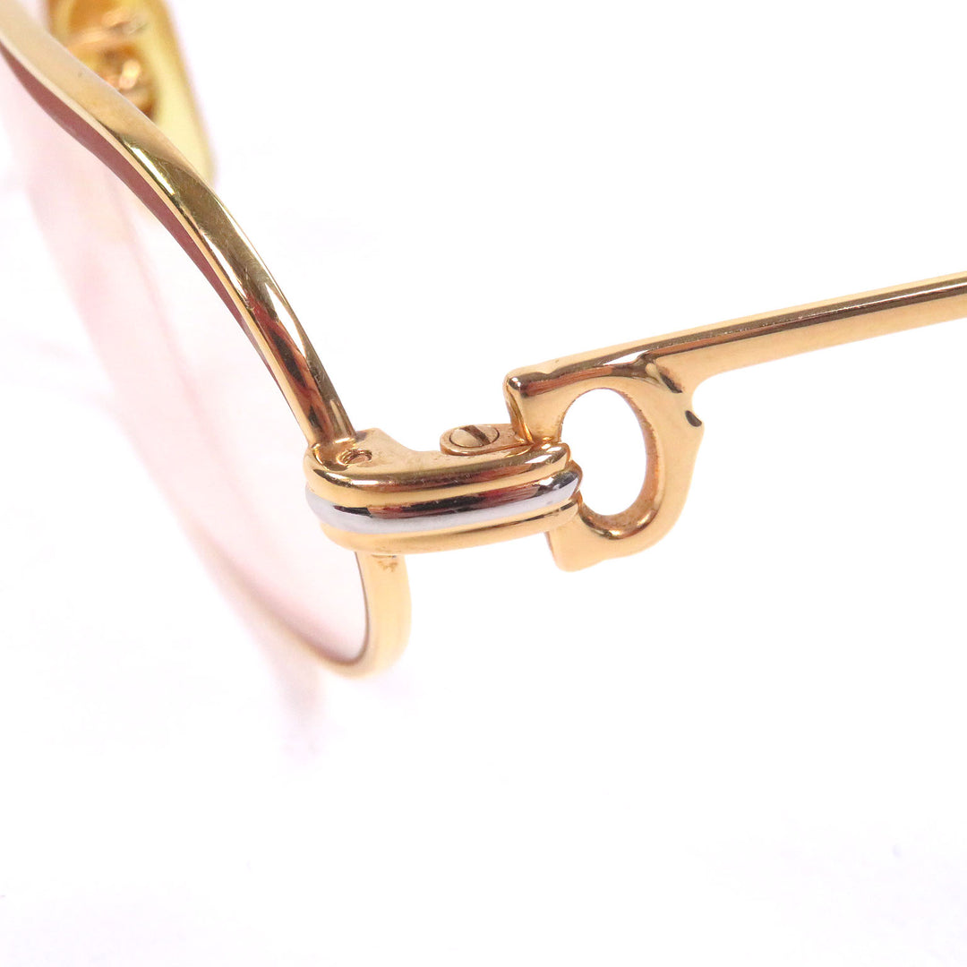 Very Good Cartier Glasses Trinity Two Bridges gold mens