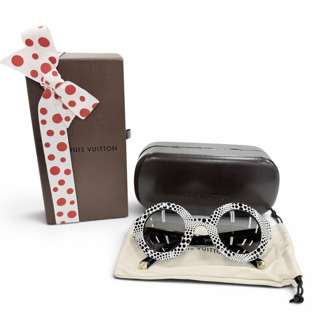 Great LOUIS VUITTON Yayoi Kusama sunglasses Waveron Dot Pattern Women Z0480W
