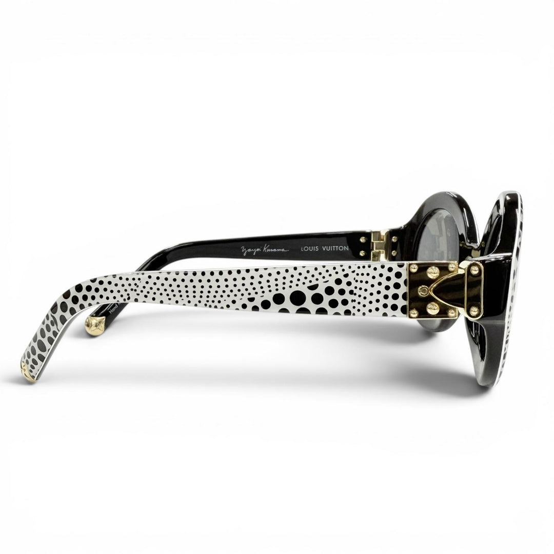 Great LOUIS VUITTON Yayoi Kusama sunglasses Waveron Dot Pattern Women Z0480W