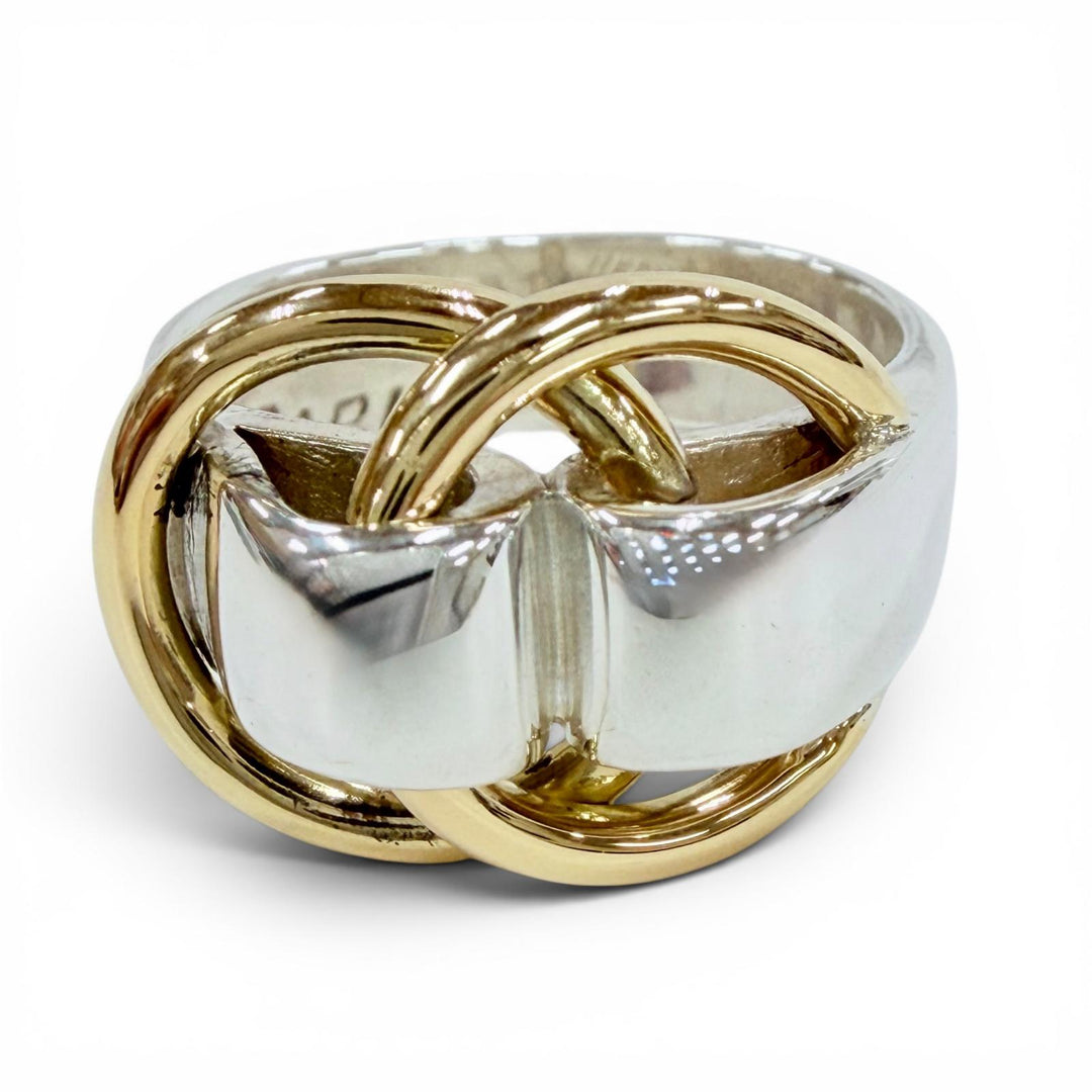 Excellent HERMES Ring ring Duzanow Ring Silver 925 mens