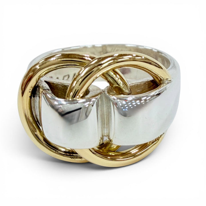 Excellent HERMES Ring ring Duzanow Ring Silver 925 mens