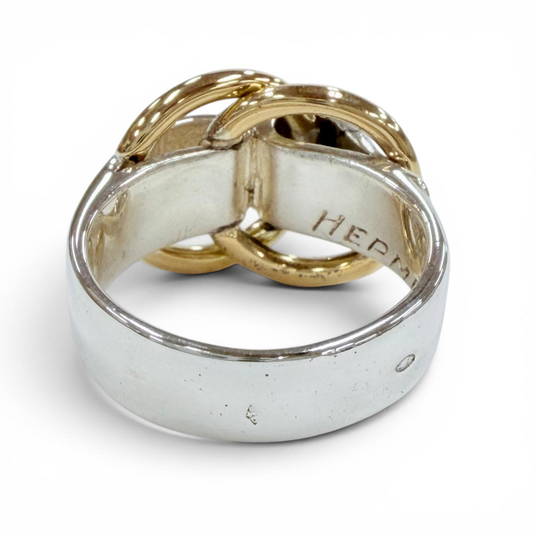 Excellent HERMES Ring ring Duzanow Ring Silver 925 mens