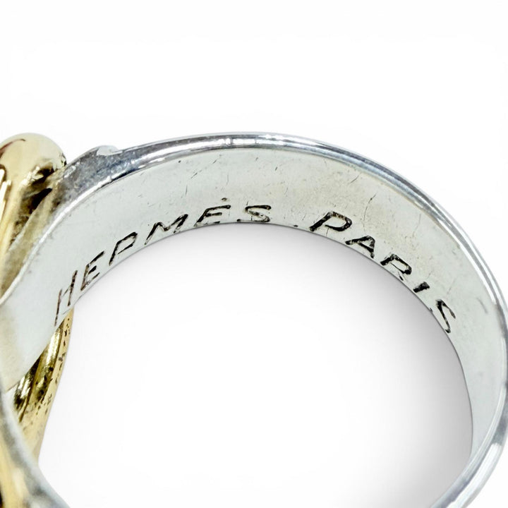 Excellent HERMES Ring ring Duzanow Ring Silver 925 mens