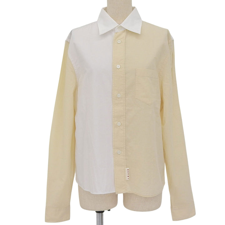 Excellent MARNI Long sleeve shirt white cotton Women 44