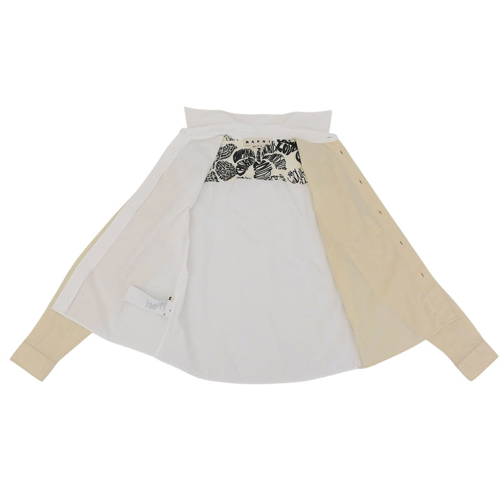 Excellent MARNI Long sleeve shirt white cotton Women 44