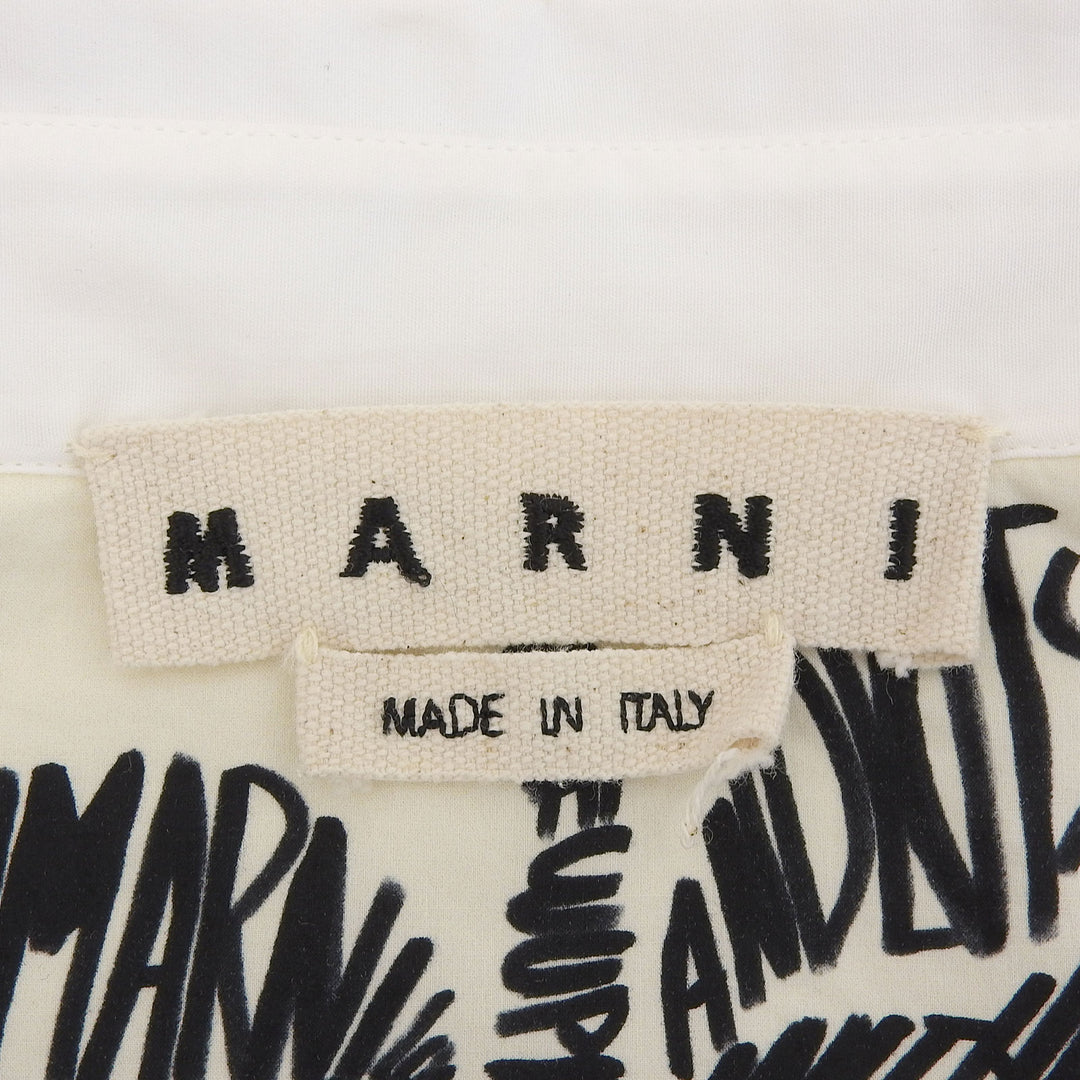 Excellent MARNI Long sleeve shirt white cotton Women 44