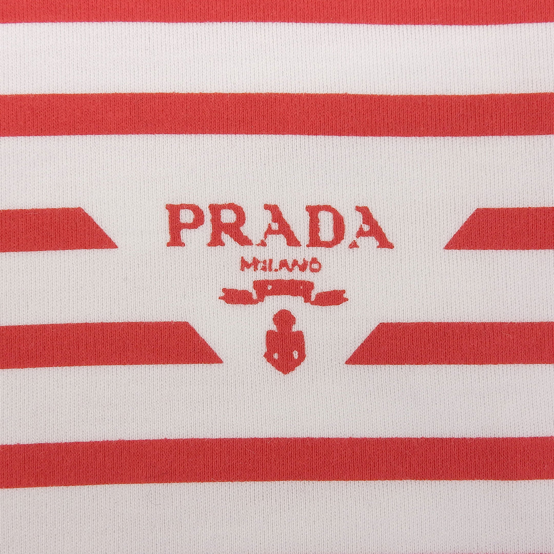 Pristine PRADA Short sleeve T-shirt Red cotton Women XS
