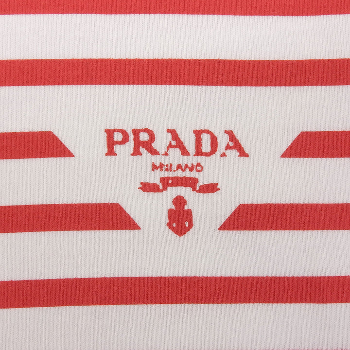 Pristine PRADA Short sleeve T-shirt Red cotton Women XS