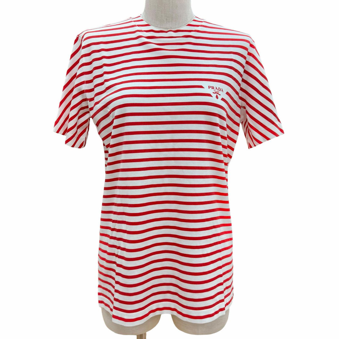 Pristine PRADA Short sleeve T-shirt Red cotton Women XS