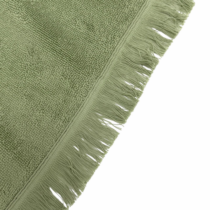 Pristine HERMES towel Yachting Plage Teresa green cotton Women
