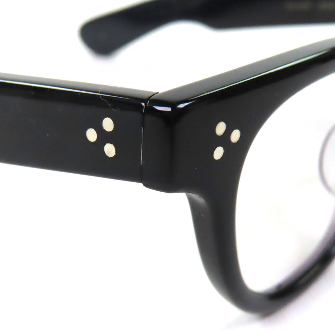Great 銘品晴夫作 Glasses Wellington black mens ME-102
