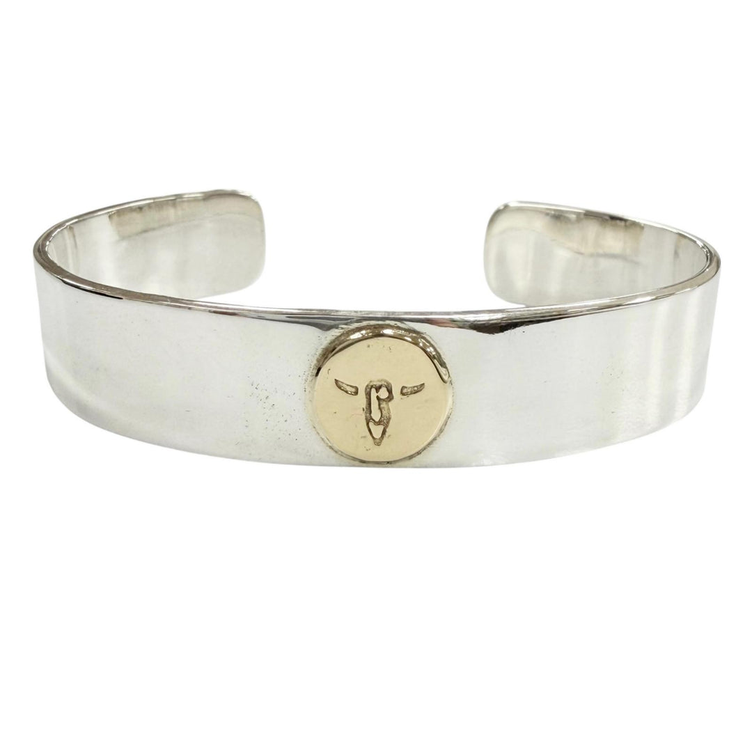Great TADY&KING bracelet Flat bangle Longhorn Silver 925 mens M