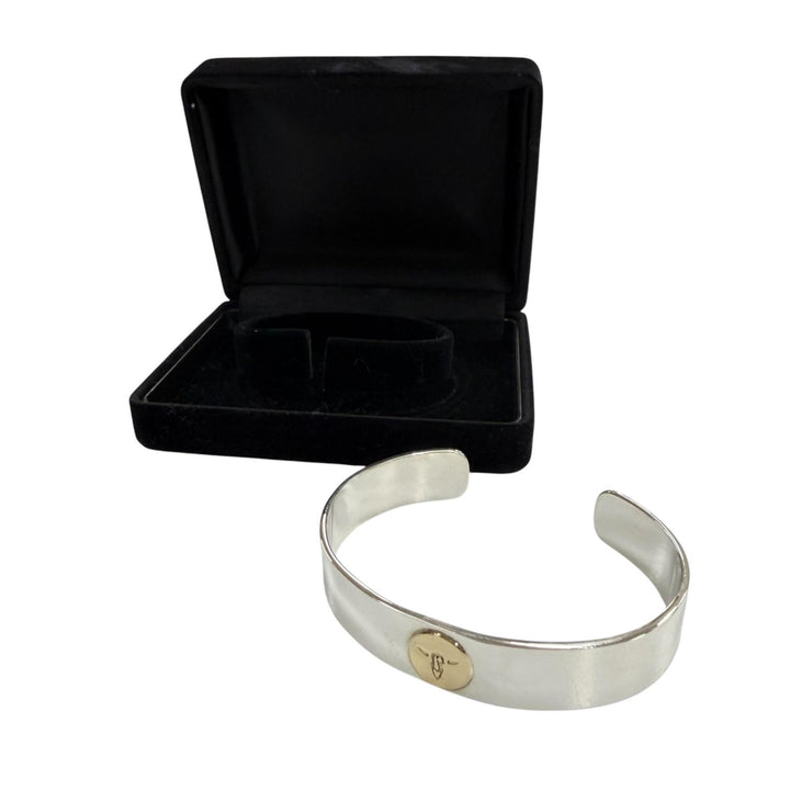 Great TADY&KING bracelet Flat bangle Longhorn Silver 925 mens M