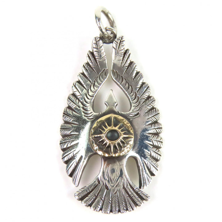 Great ARIZONA FREEDOM Pendant top Sun God Eagle Necklace Pendant Silver 925 mens