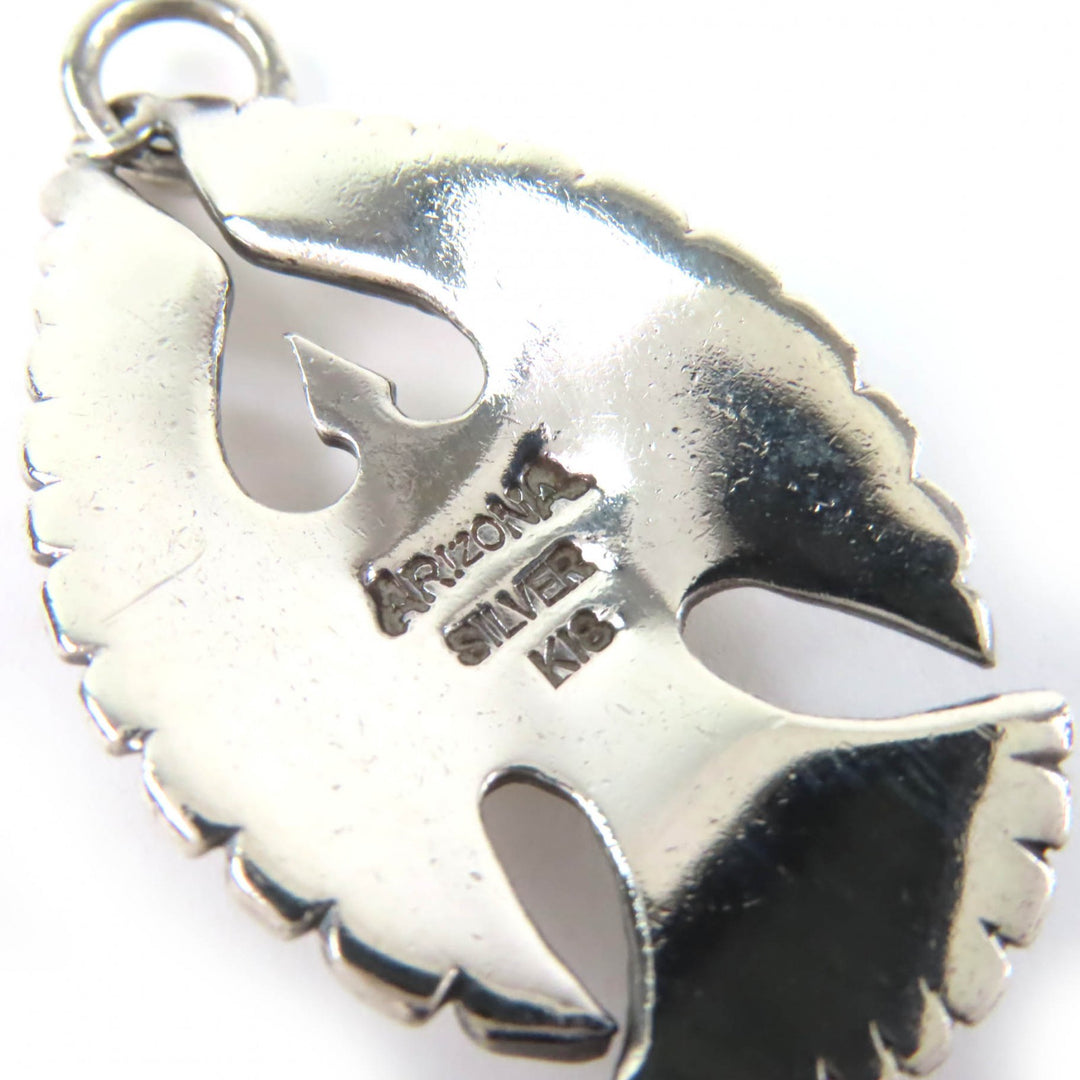 Great ARIZONA FREEDOM Pendant top Sun God Eagle Necklace Pendant Silver 925 mens