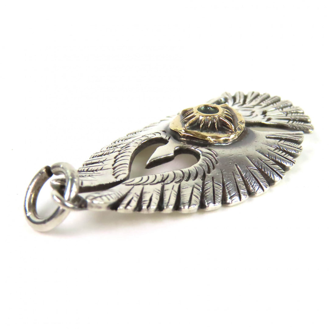 Great ARIZONA FREEDOM Pendant top Sun God Eagle Necklace Pendant Silver 925 mens