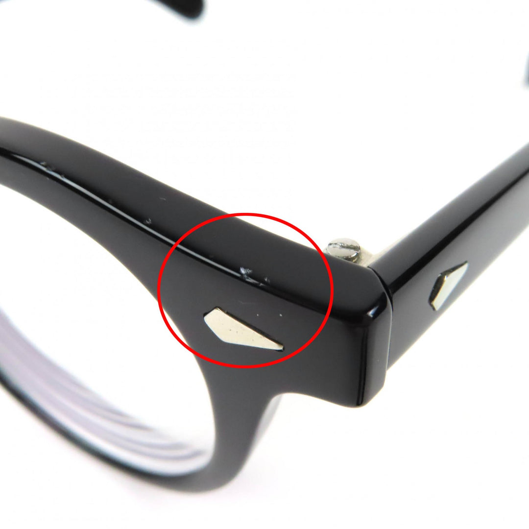 Great JULIUS TART OPTICAL Glasses HALORD Boston black mens