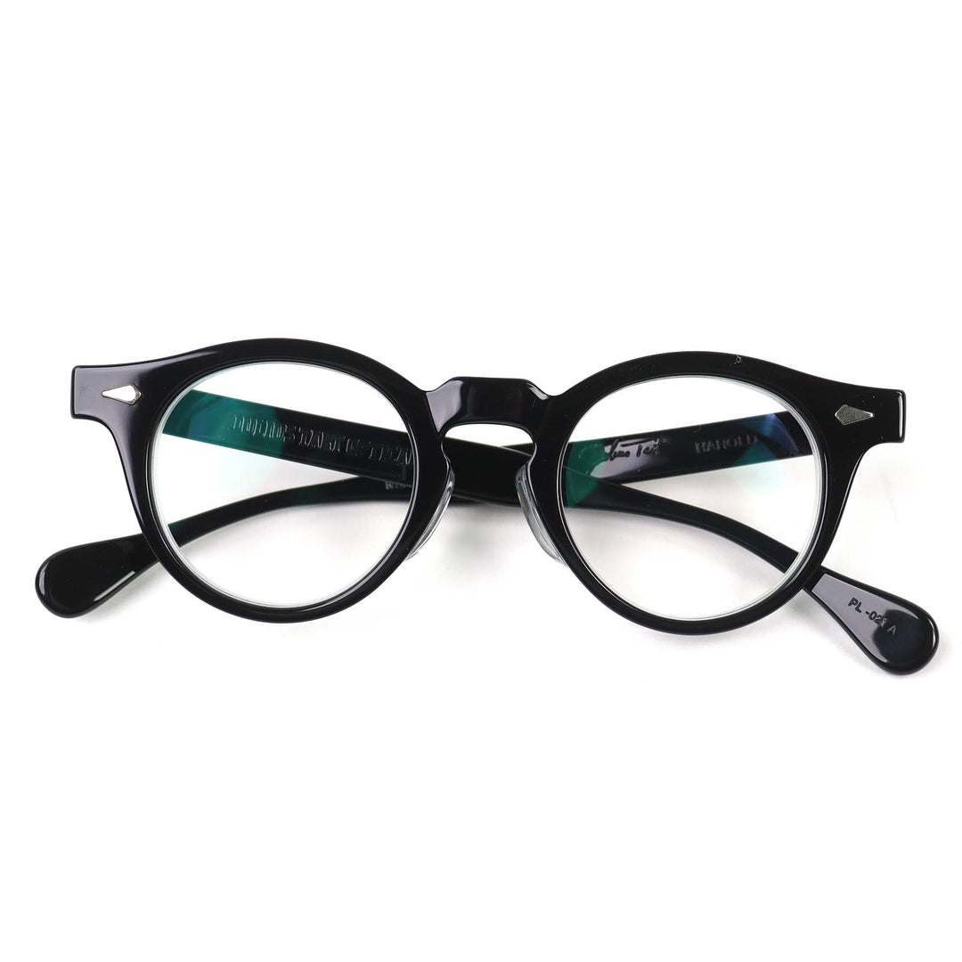 Great JULIUS TART OPTICAL Glasses HALORD Boston black mens