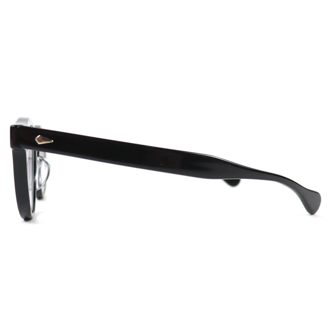 Great JULIUS TART OPTICAL Glasses HALORD Boston black mens