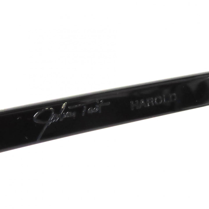 Great JULIUS TART OPTICAL Glasses HALORD Boston black mens