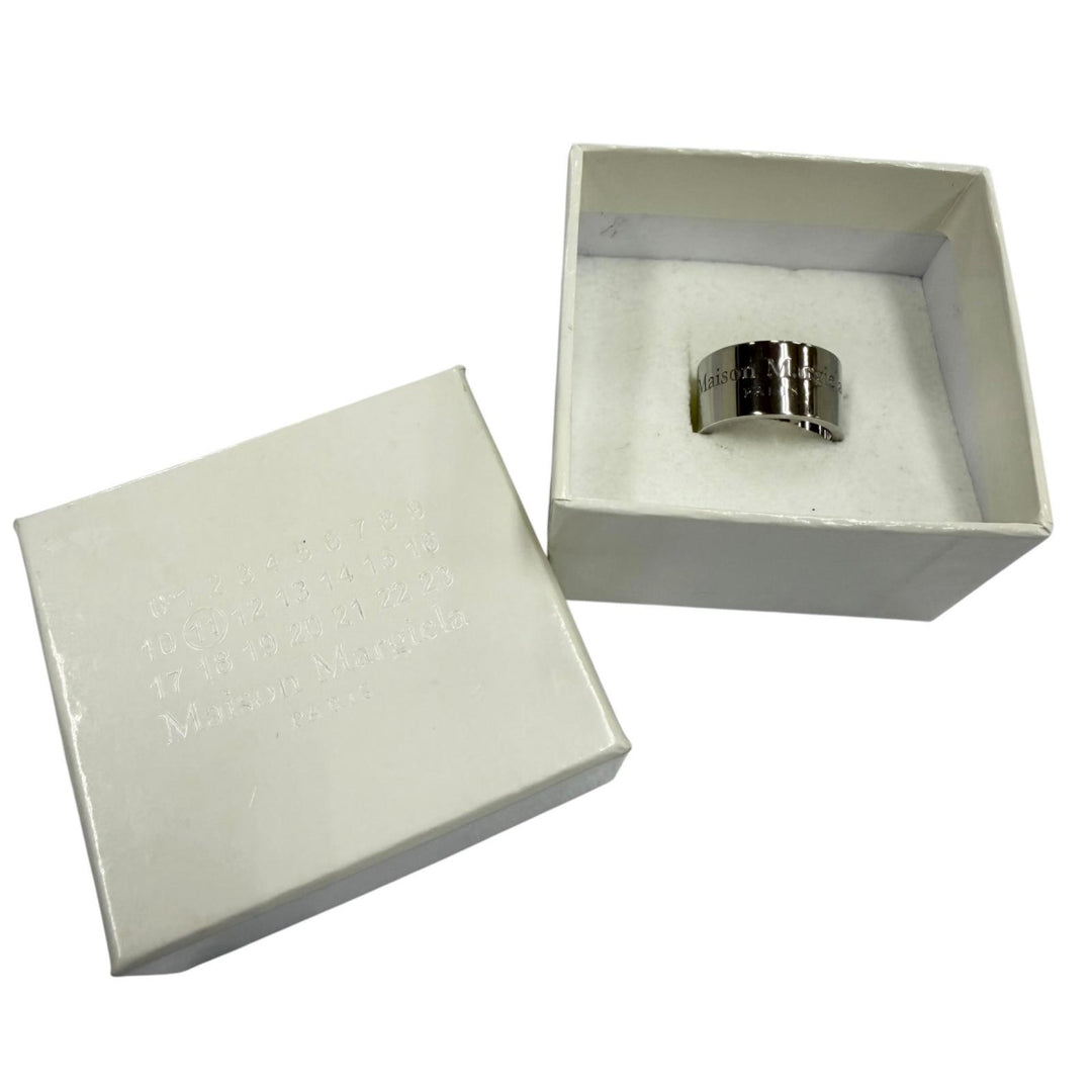 Great Maison Margiela Ring ring Logo engraving Silver 925 mens SM1UQ0038